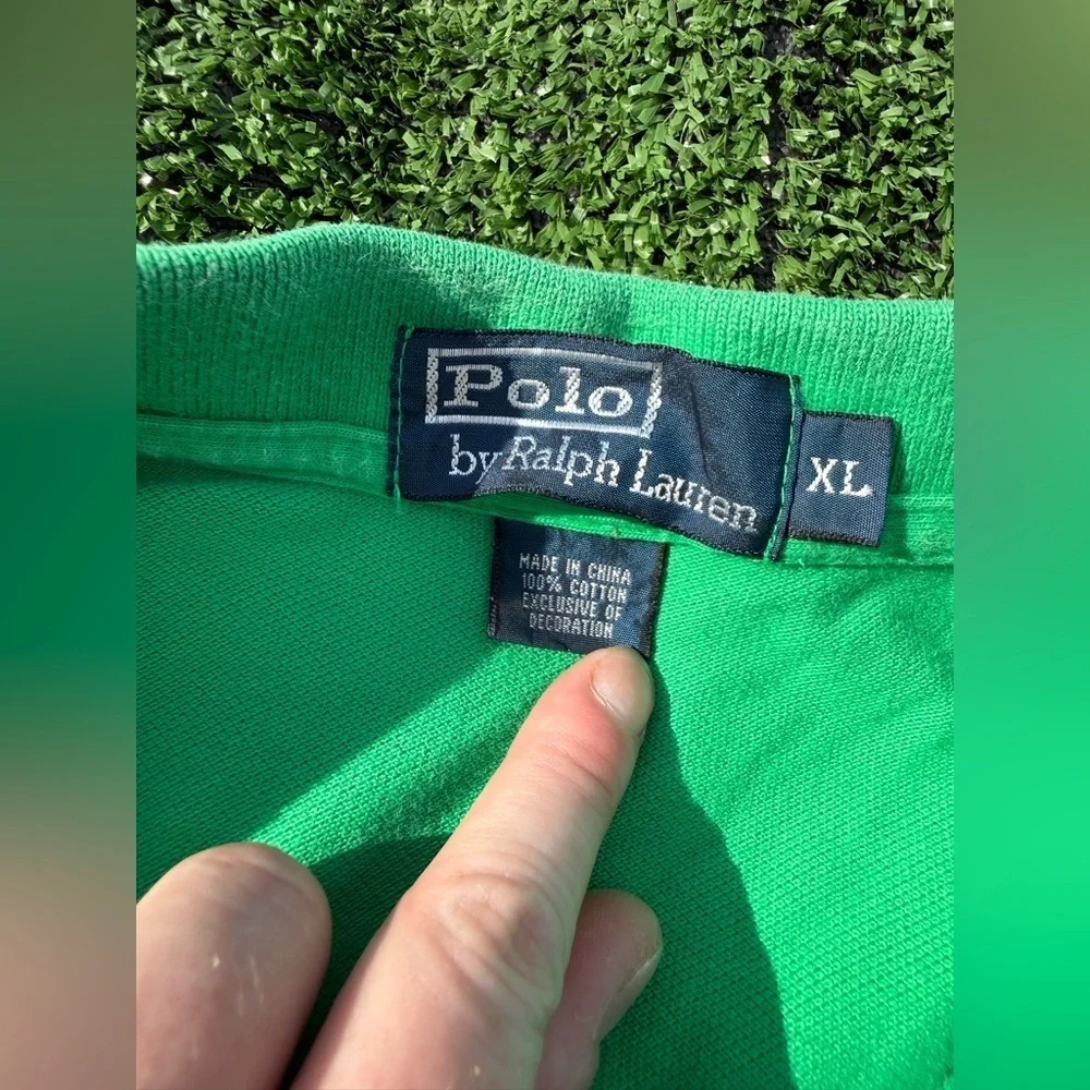 Green Polo by Ralph Lauren Men's Shirt Size XL